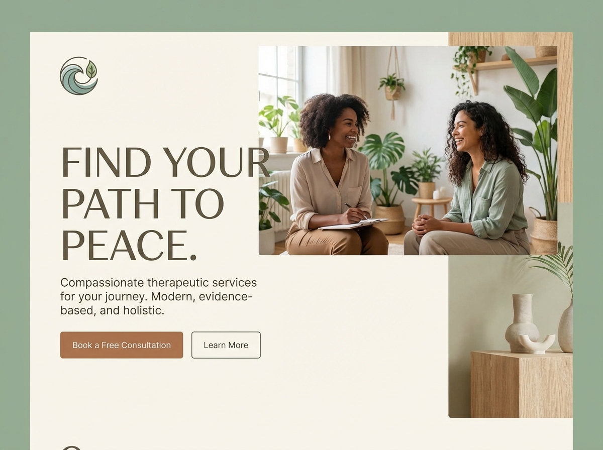 Build a Healing Practice with a Powerful Therapeutic Services Website website preview