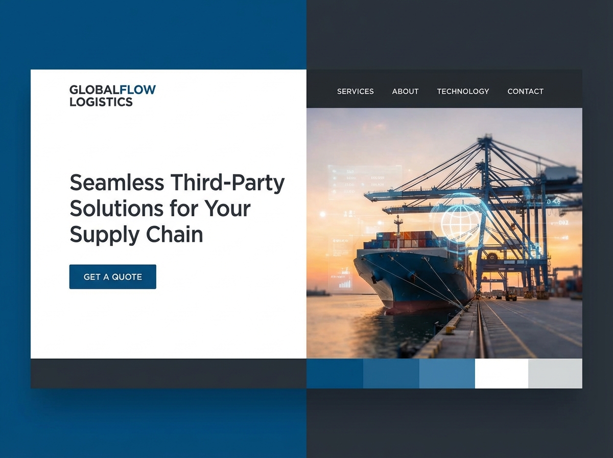 Streamline Your Operations with the Ultimate Third-Party Logistics Website Builder website preview