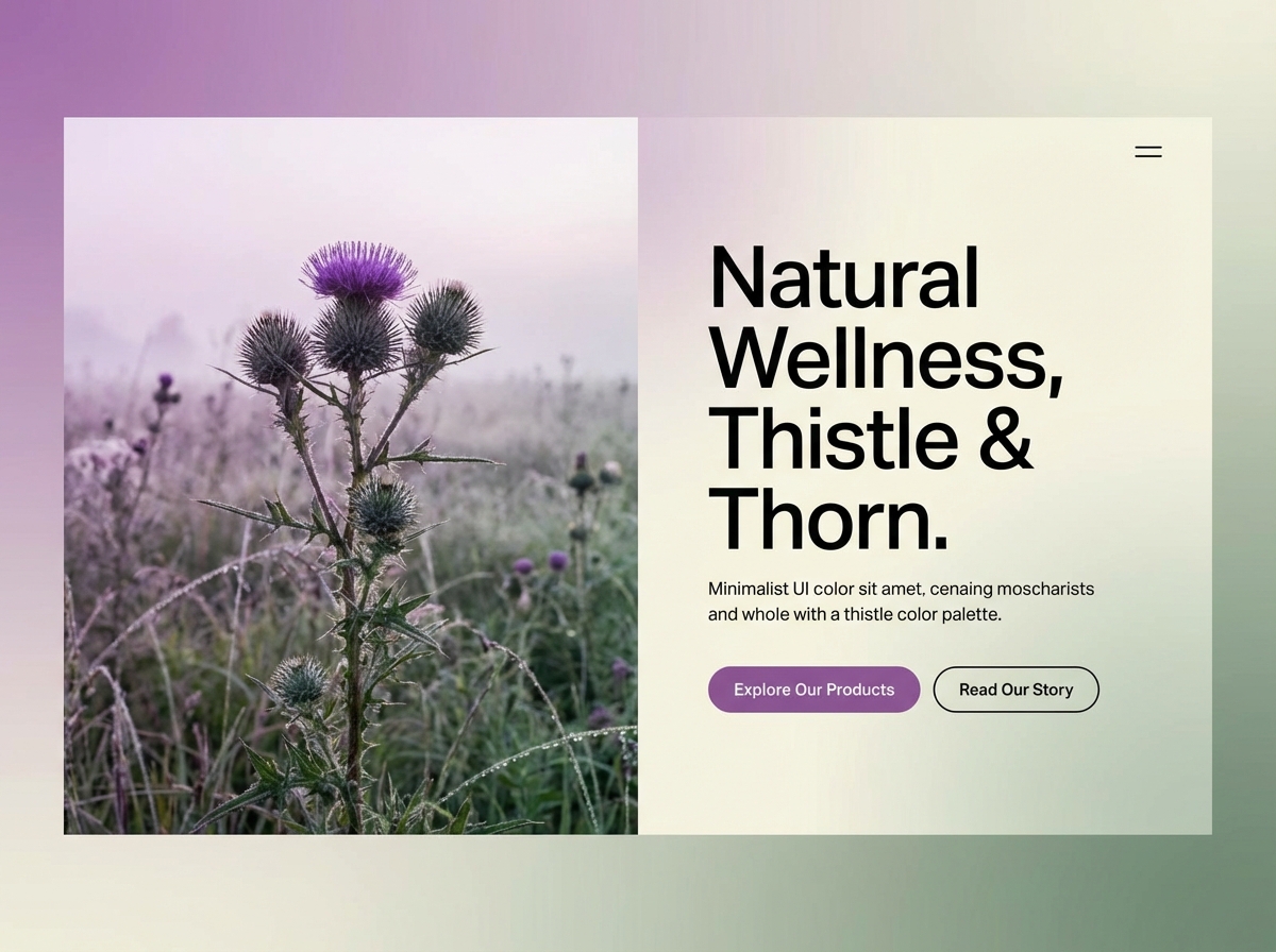 Unleash Creativity with Thistle Color Websites website preview