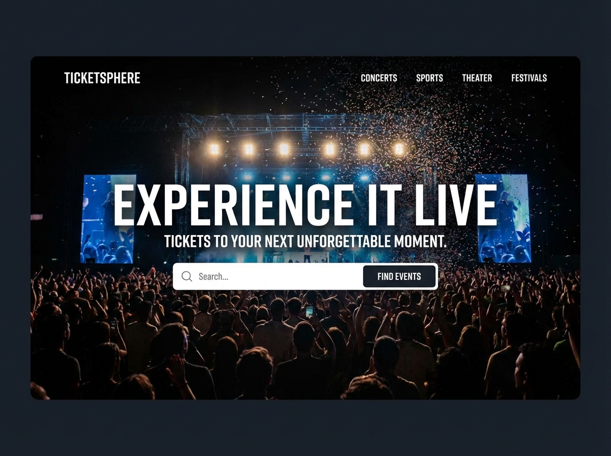 Launch Your Event with a Powerful Ticketing Website Builder website preview