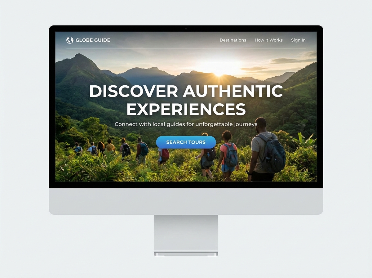 Build Your Amazing Tour Guide Website website preview