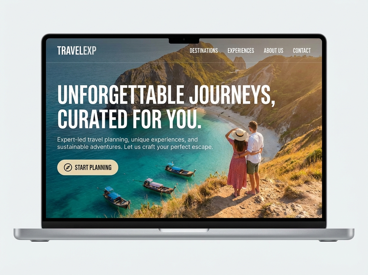 Build a Stunning Website for Your Tourism Specialist Business website preview