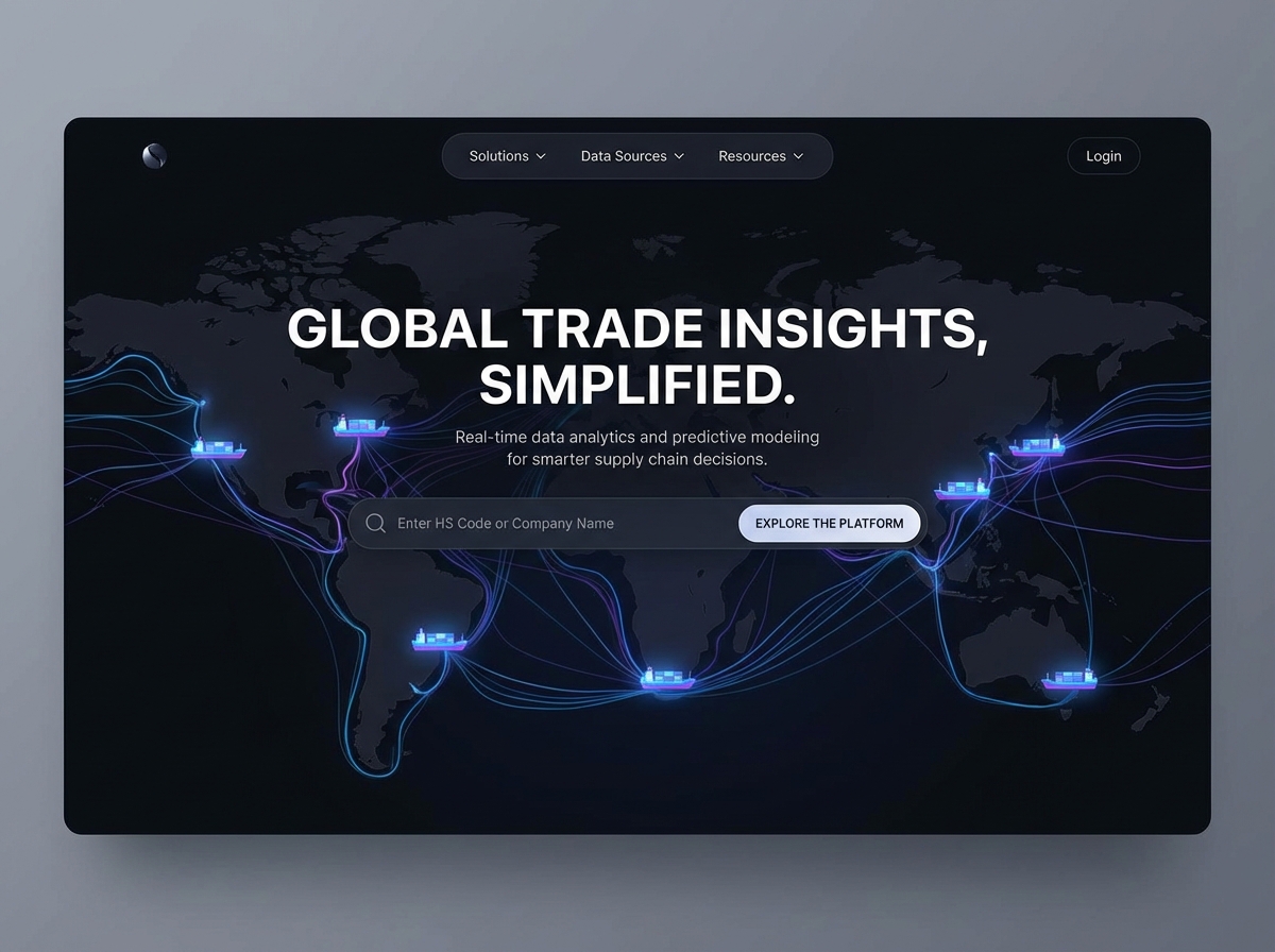Unleash Insights with Our Powerful Trade Data Analytics Platform website preview