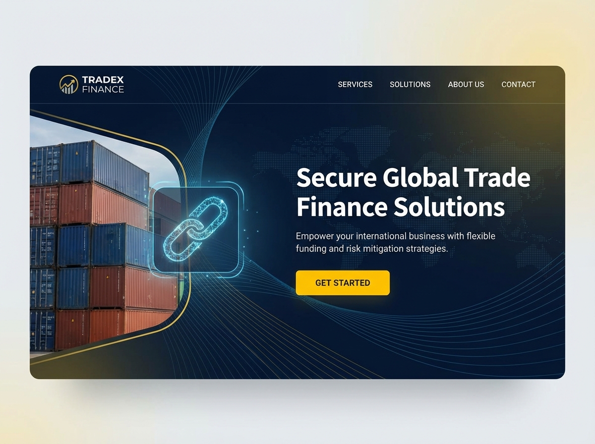 Build a Powerful Online Presence for your Trade Finance Business website preview