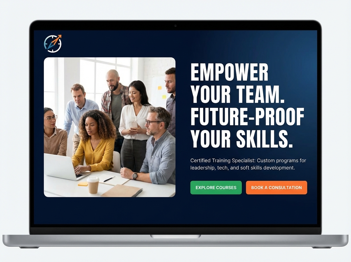 Build Your Authority as a Pro Training Specialist website preview