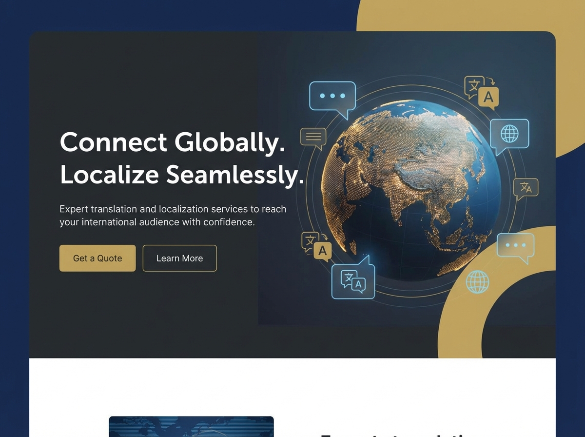 Build a Website for Your Translation and Localization Services website preview