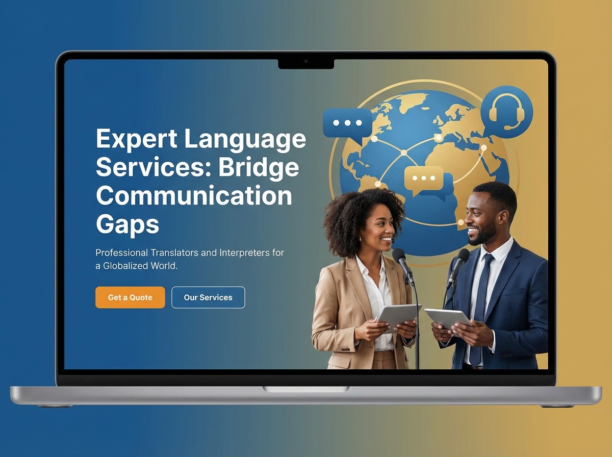 Build Your Professional Translator & Interpreter Website website preview