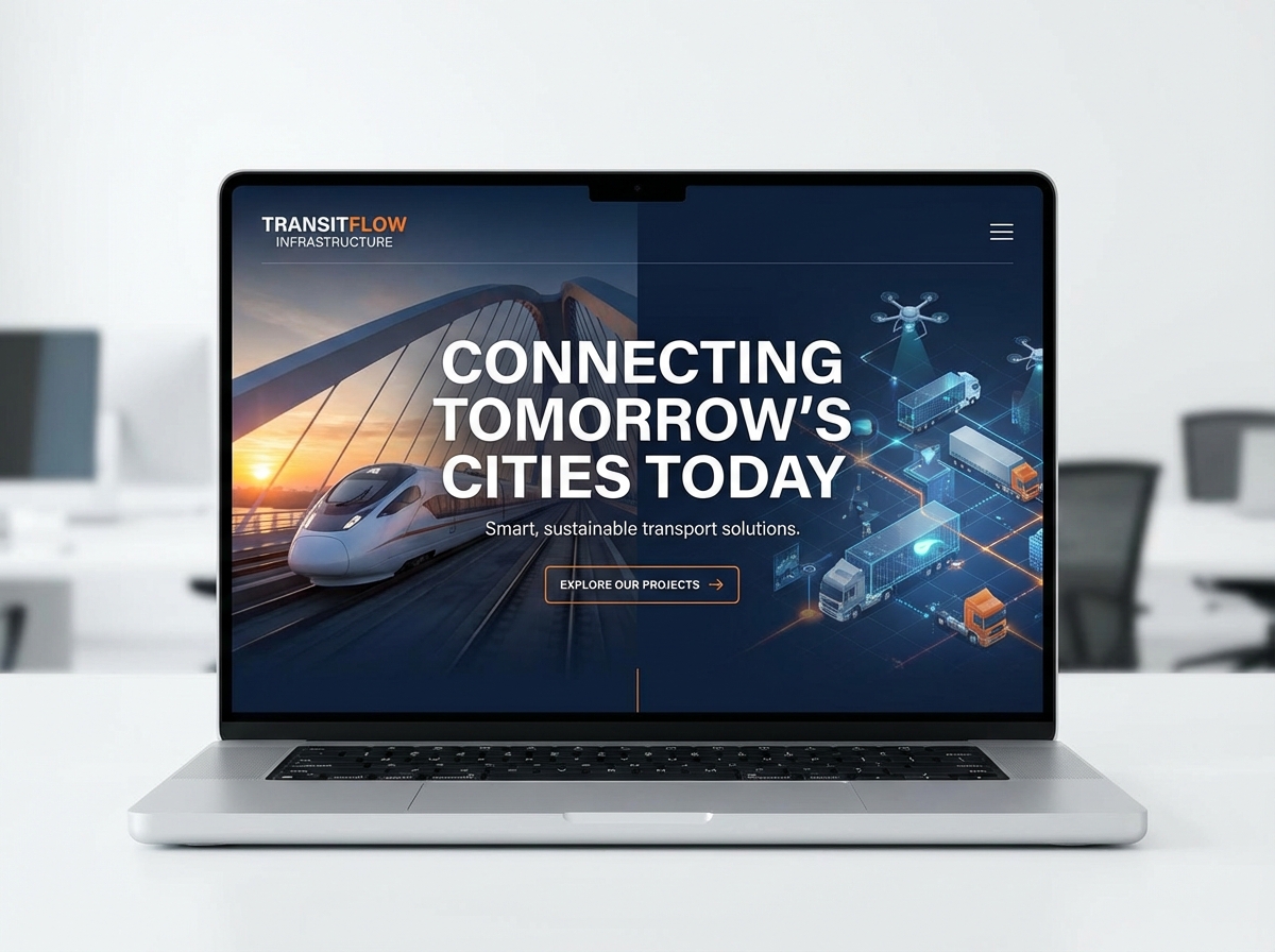 Build Your Transport Infrastructure Website with Grigora website preview