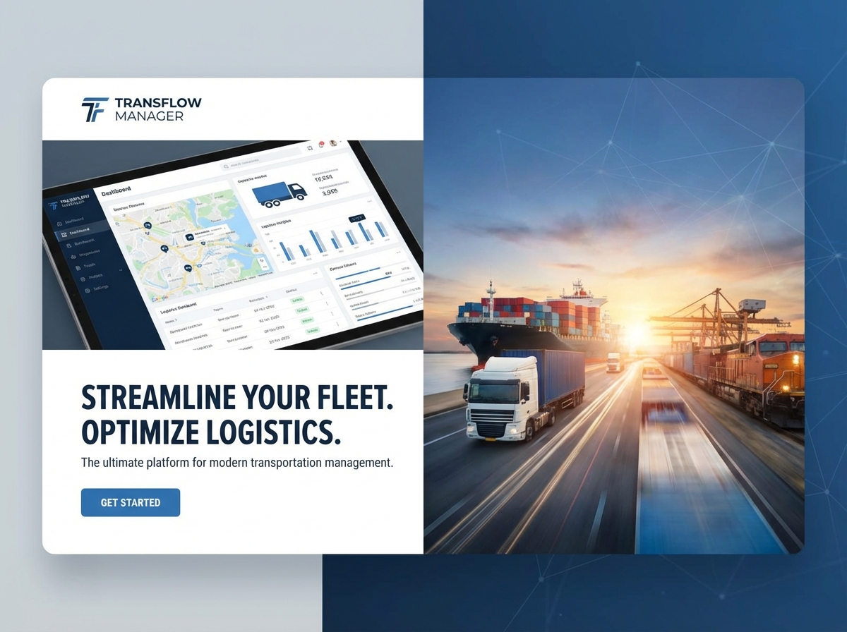 Build Your Professional Website as a Transportation Manager website preview