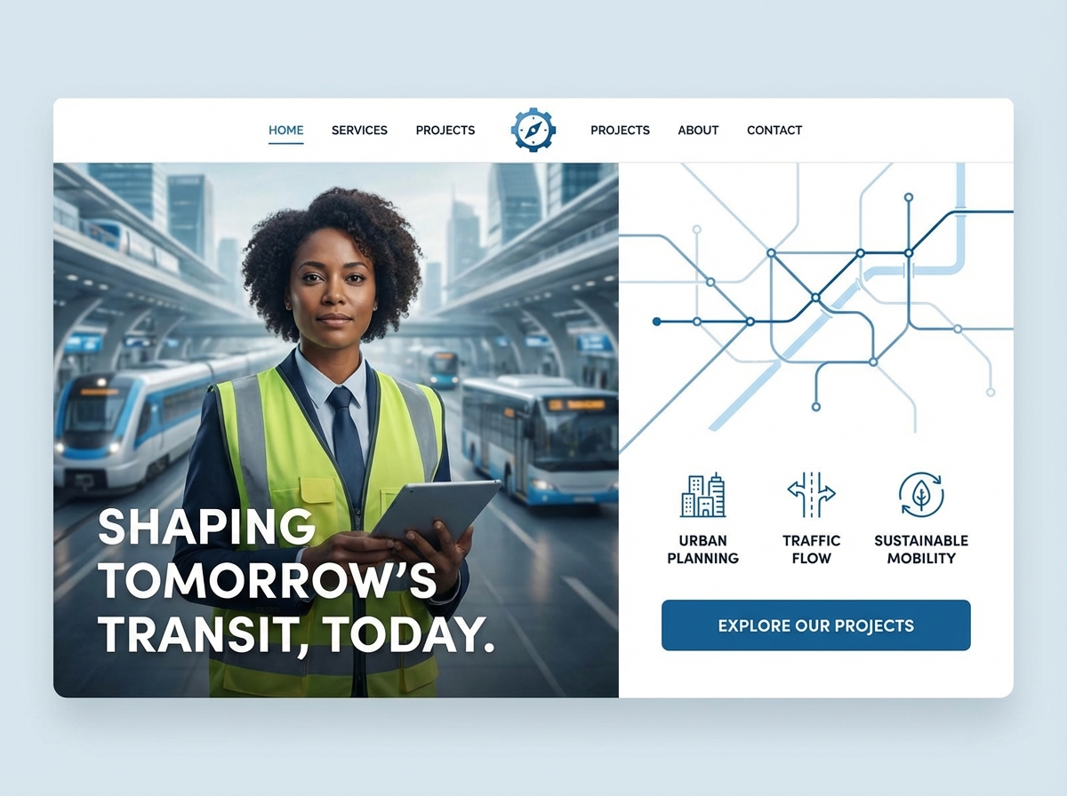 Build Your Professional Transportation Planner Website website preview