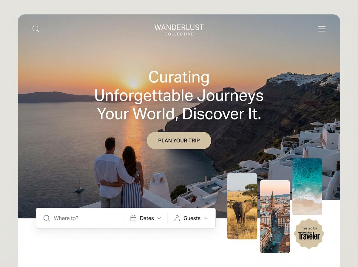 Build Your Dream Website with Our Travel Agents Website Builder website preview