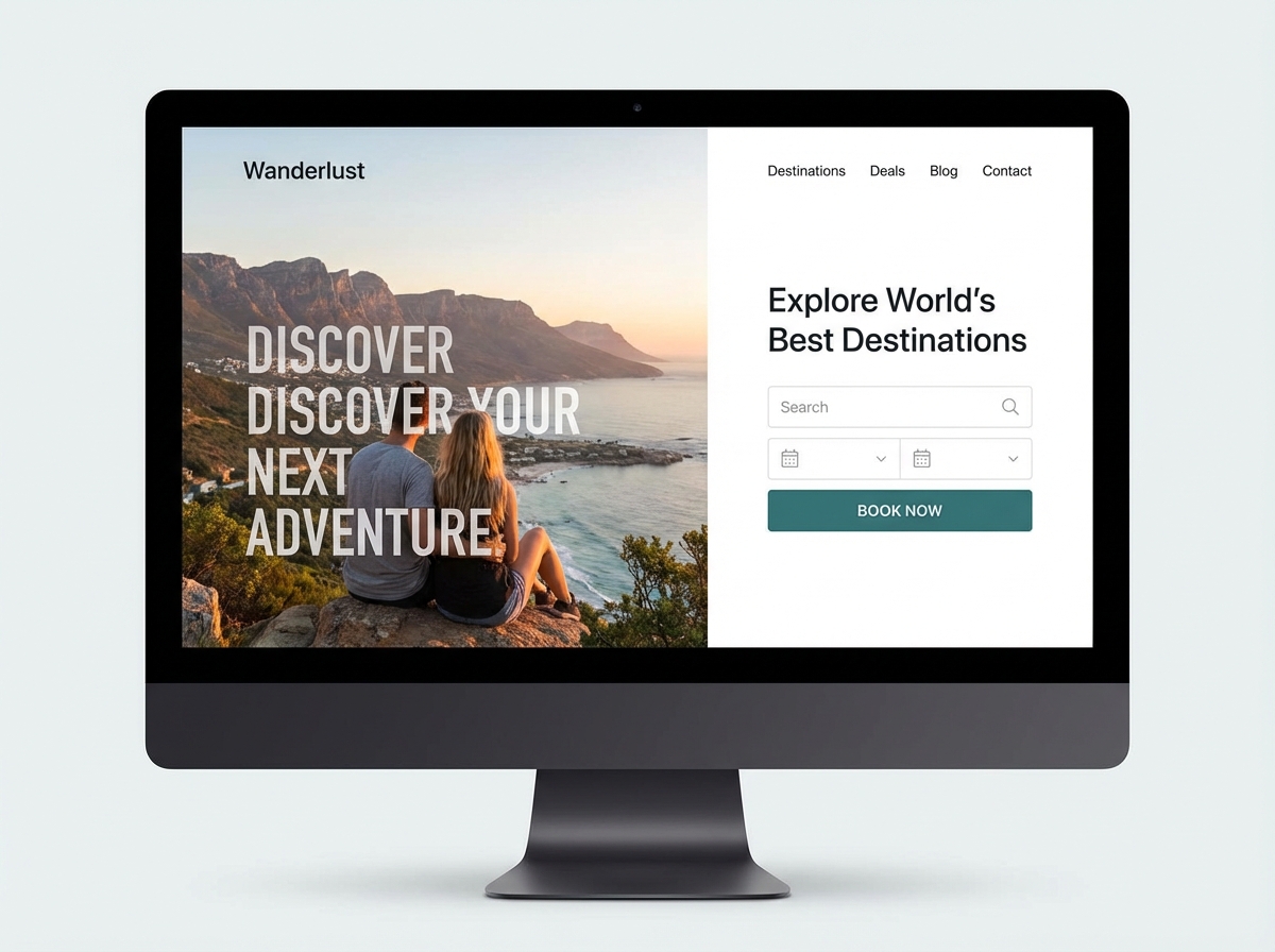 Build Your Dream Travel Website with Grigora website preview