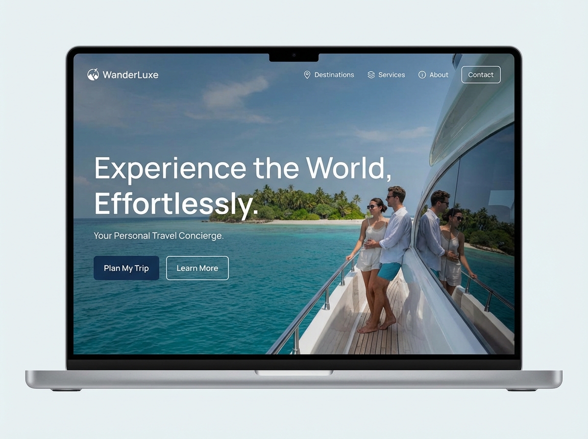 Build a Stunning Travel Concierge Website website preview