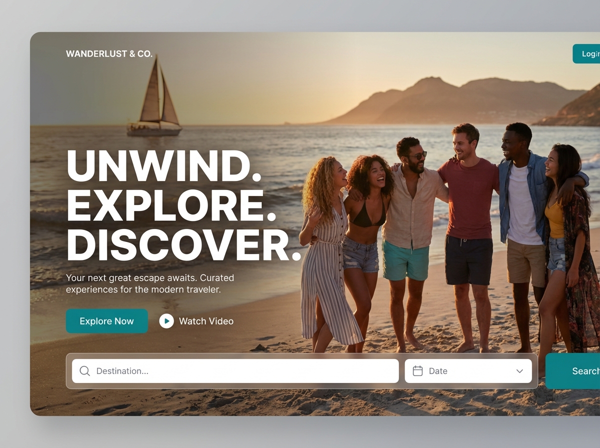 Build Your Ultimate Travel & Leisure Website Today website preview