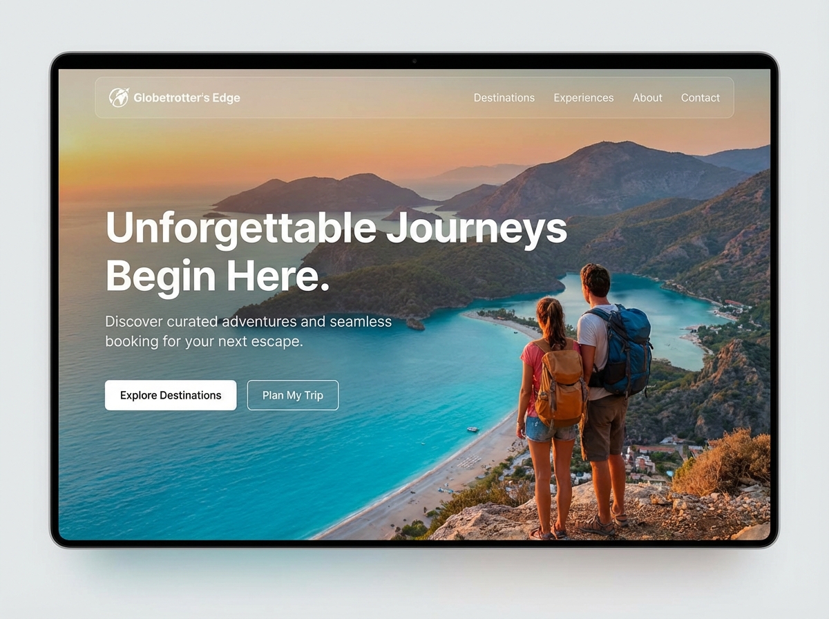 Build a Stunning Website for Your Travel Services website preview