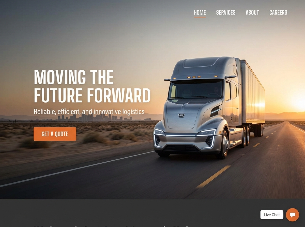 Build a Powerful Online Presence for Your Trucking Company website preview