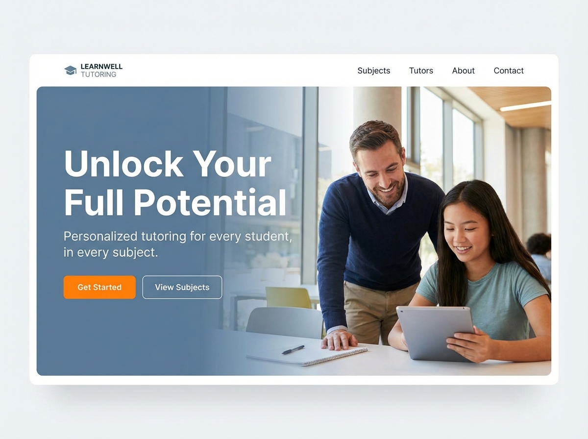 Launch Your Thriving Online Tutoring Business website preview