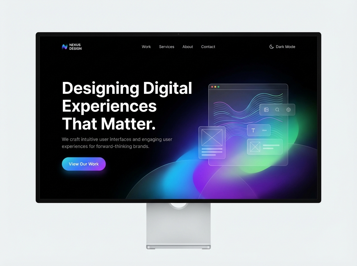 Showcase Your Creativity with a Stunning UI/UX Design Portfolio website preview