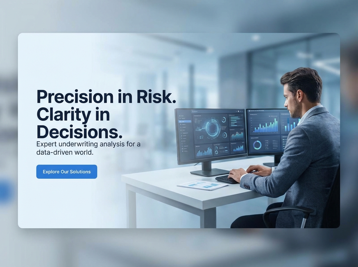 Build Your Professional Underwriting Analyst Website with Ease website preview