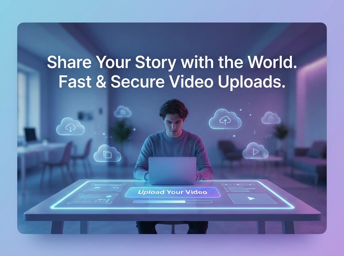 Seamlessly Share Your Story with Easy Video Uploading website preview