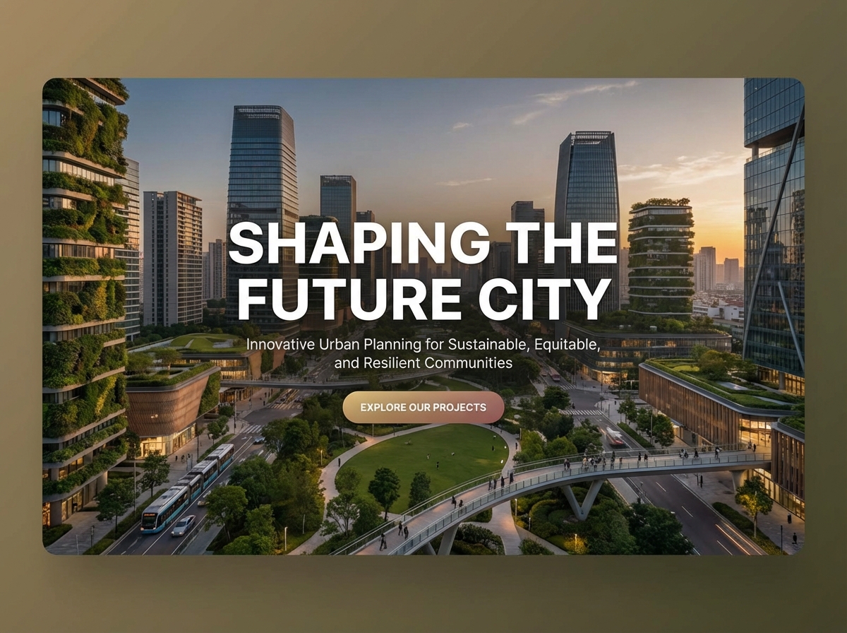 Build Your Vision: The Ultimate Website Builder for Urban Planning website preview
