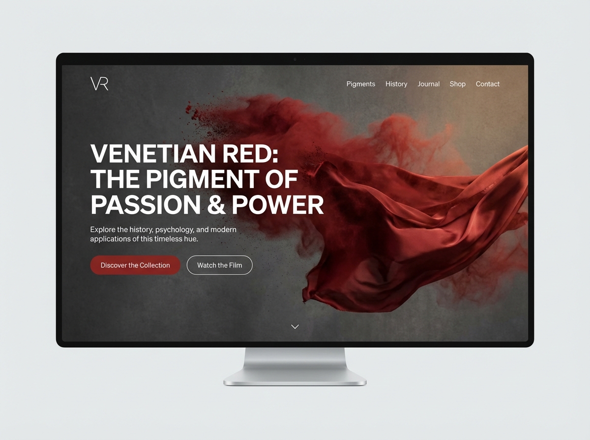 Unleash the Power of Elegant Venetian Red Color Websites website preview