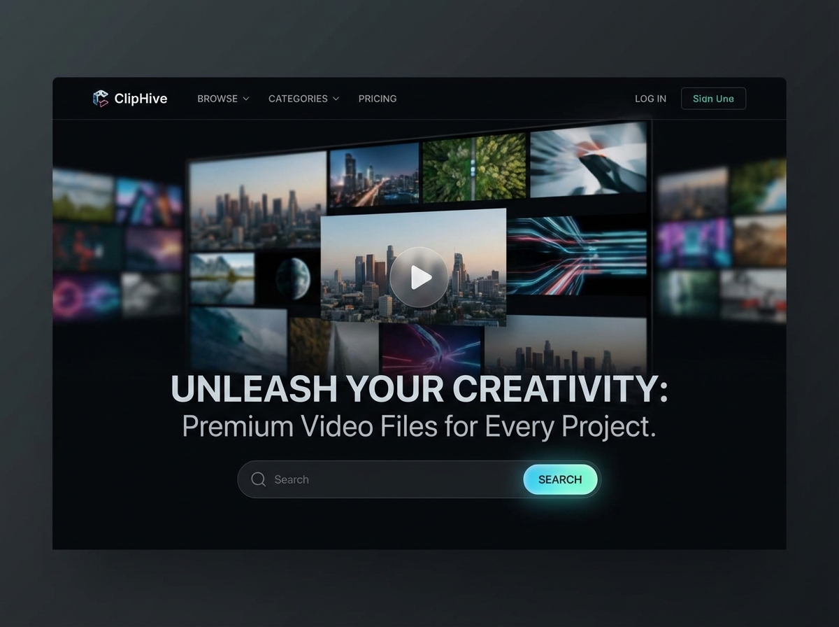 Build Your Portfolio, Share Your Video Files website preview