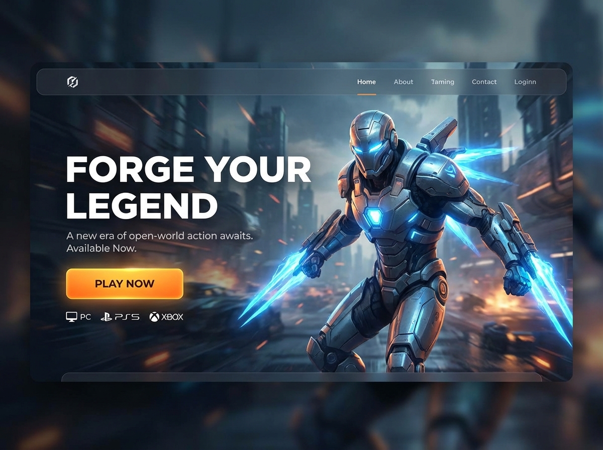 Boost Your Game's Visibility with a Premier Video Game Marketing Website website preview
