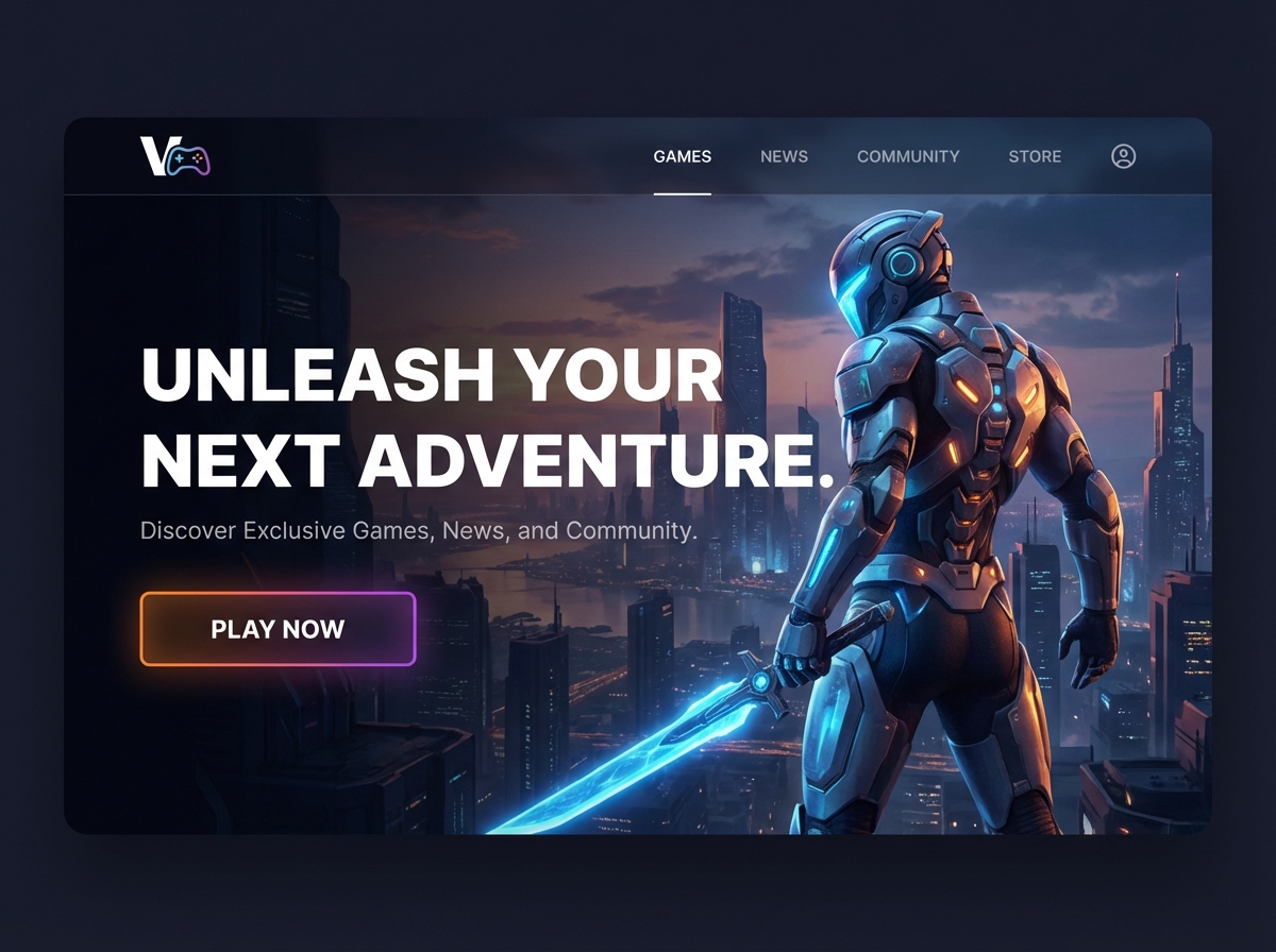 Build Your Ultimate Gaming Website with Grigora website preview