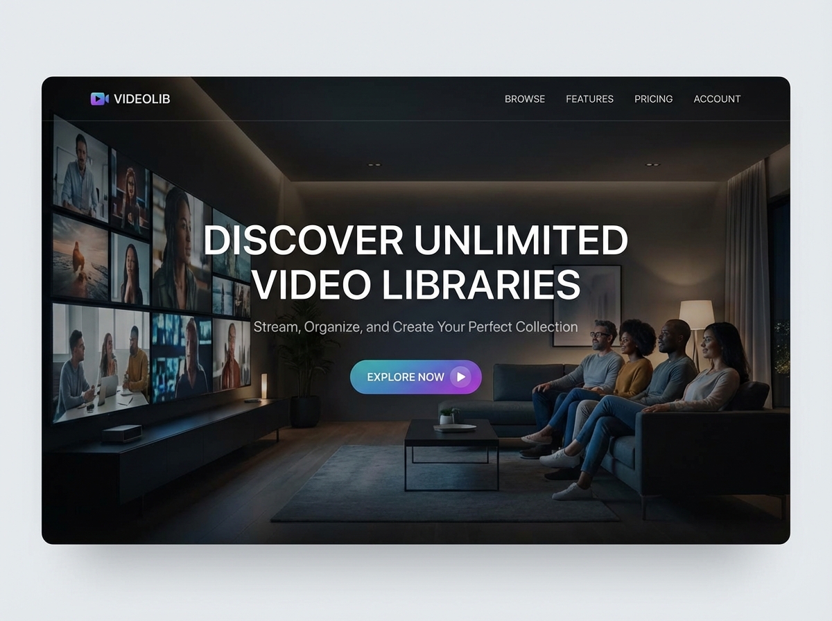 Build Powerful Online Video Libraries with Ease website preview