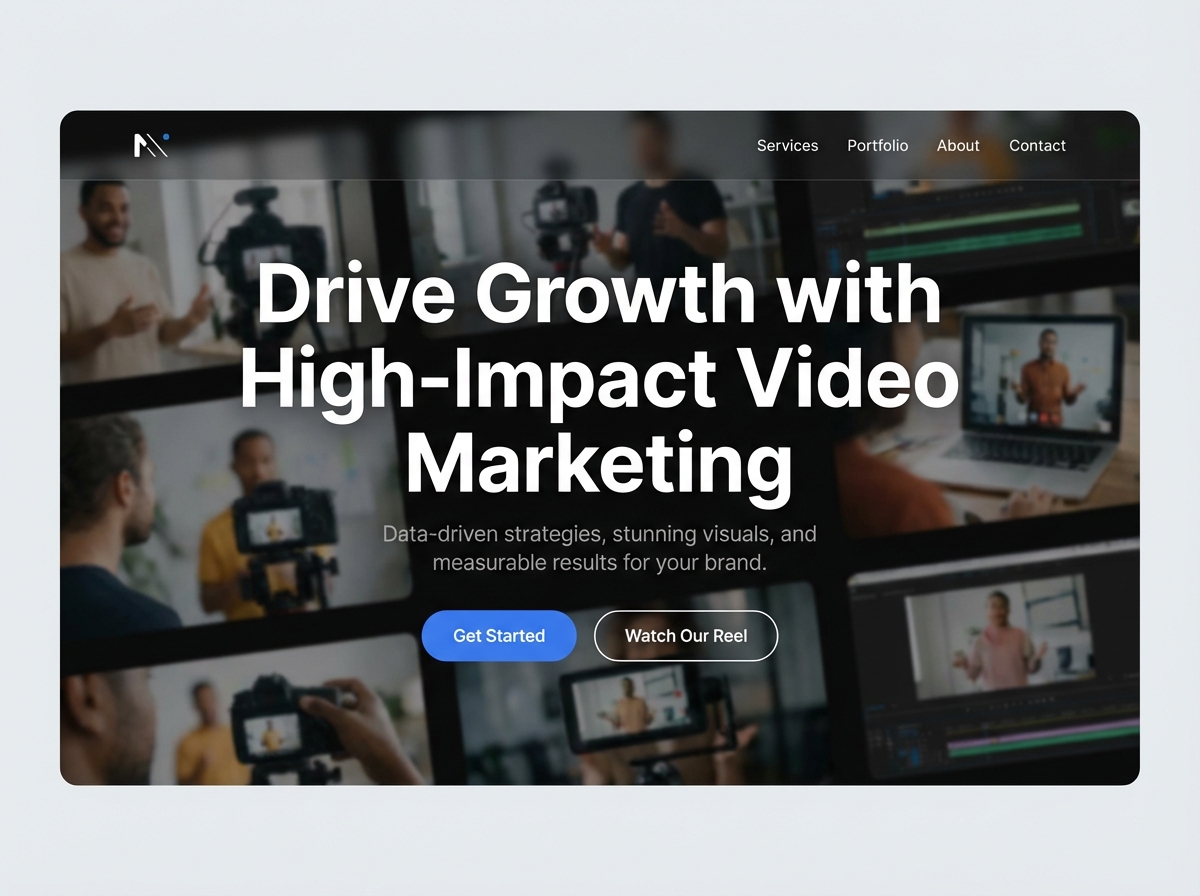 Launch High-Impact, Engaging Video Marketing Websites website preview