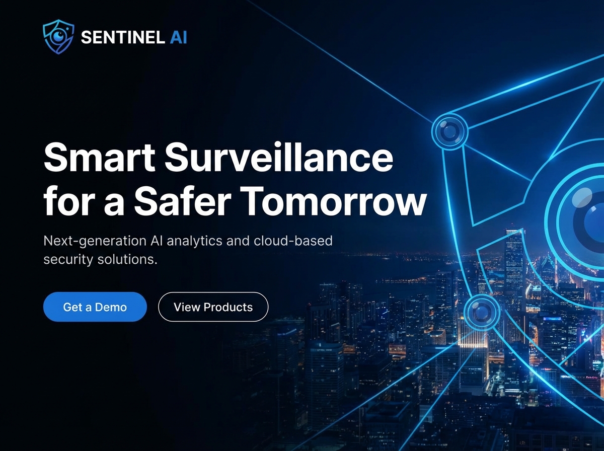 Build a High-Performance Video Surveillance Website website preview