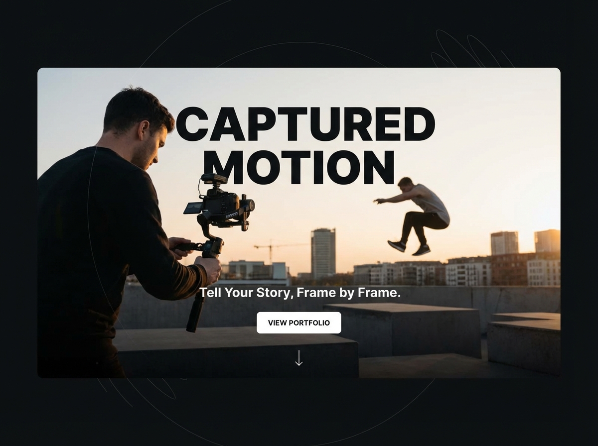 Build Your Stunning Online Video Portfolio website preview