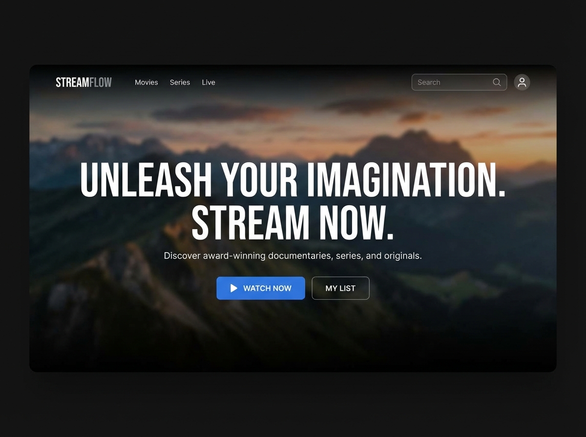 Build Dynamic Websites for Your Video Content website preview