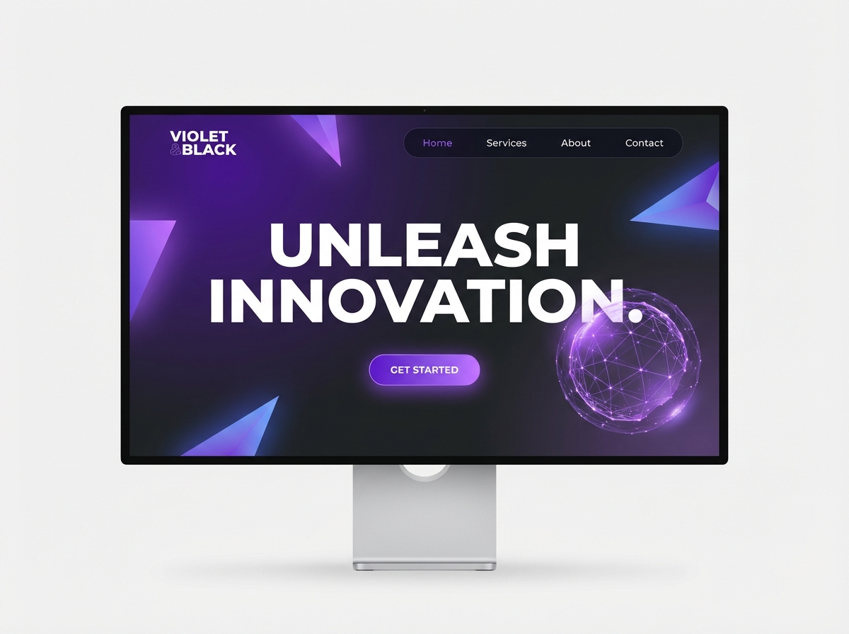 Unleash Creativity with the Perfect Violet Black Color Palette website preview