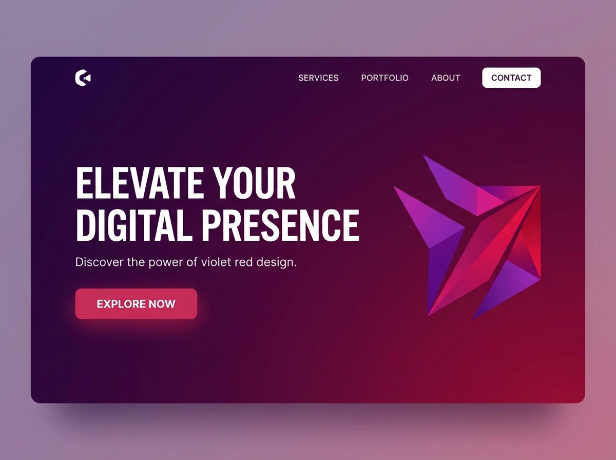 Unleash Your Vision with Vibrant Violet-Red Websites website preview