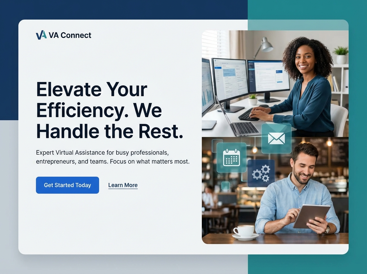 Launch Your Own Thrive with a Virtual Assistance Website Builder website preview