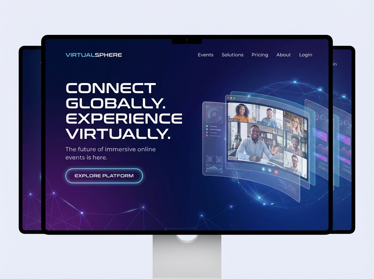 Launch Engaging Virtual Events Easily with Grigora website preview