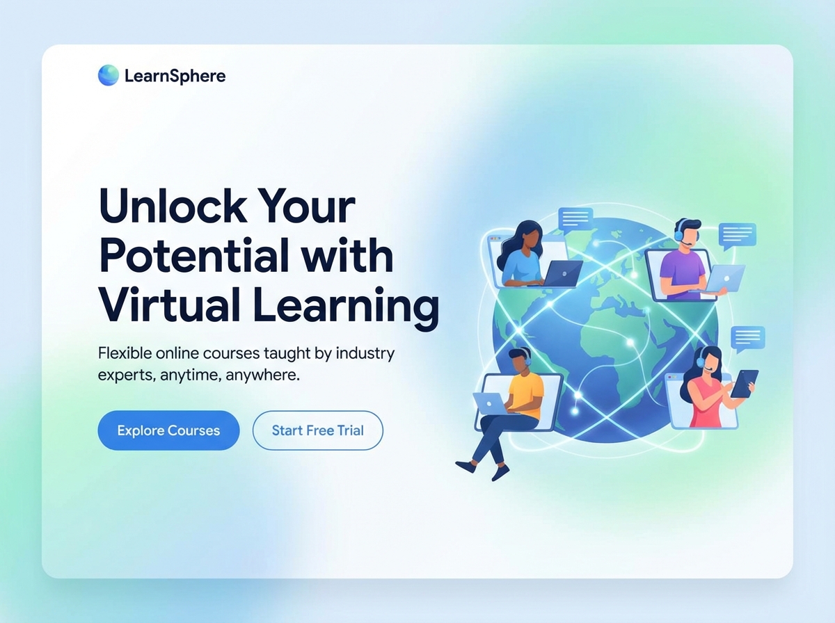 Launch Your Online Learning Platform with Grigora website preview