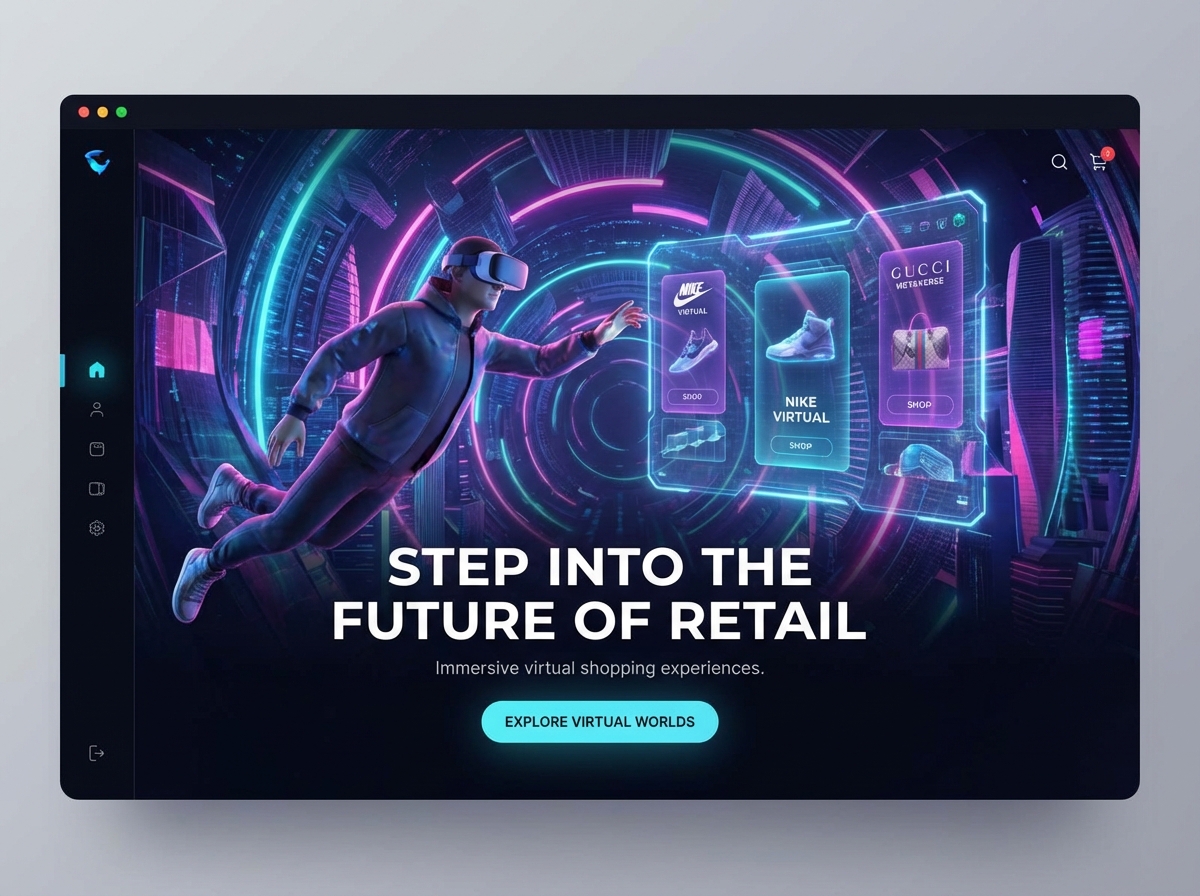 Create Immersive Virtual Shopping Experiences website preview