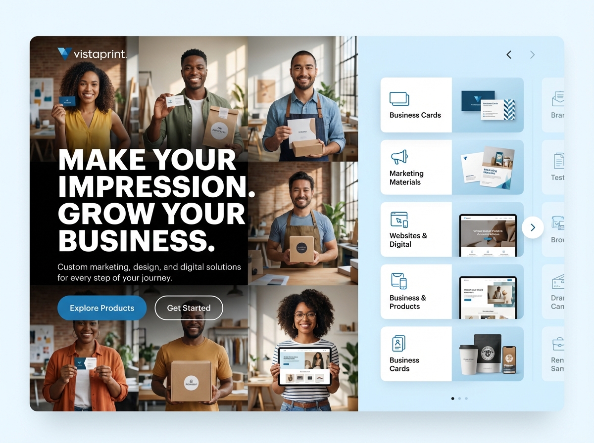 Build a Better Brand Than What Vistaprint Offers website preview