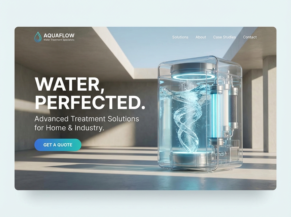 Build Your Authority Online as a Leading Water Treatment Specialist website preview