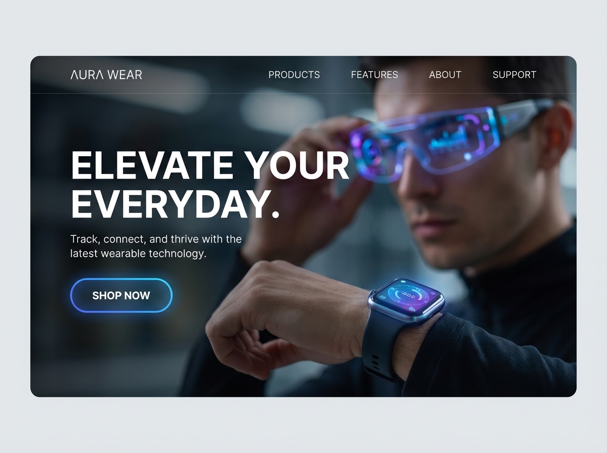 Build Your Breakthrough with a Powerful Wearable Devices Website website preview