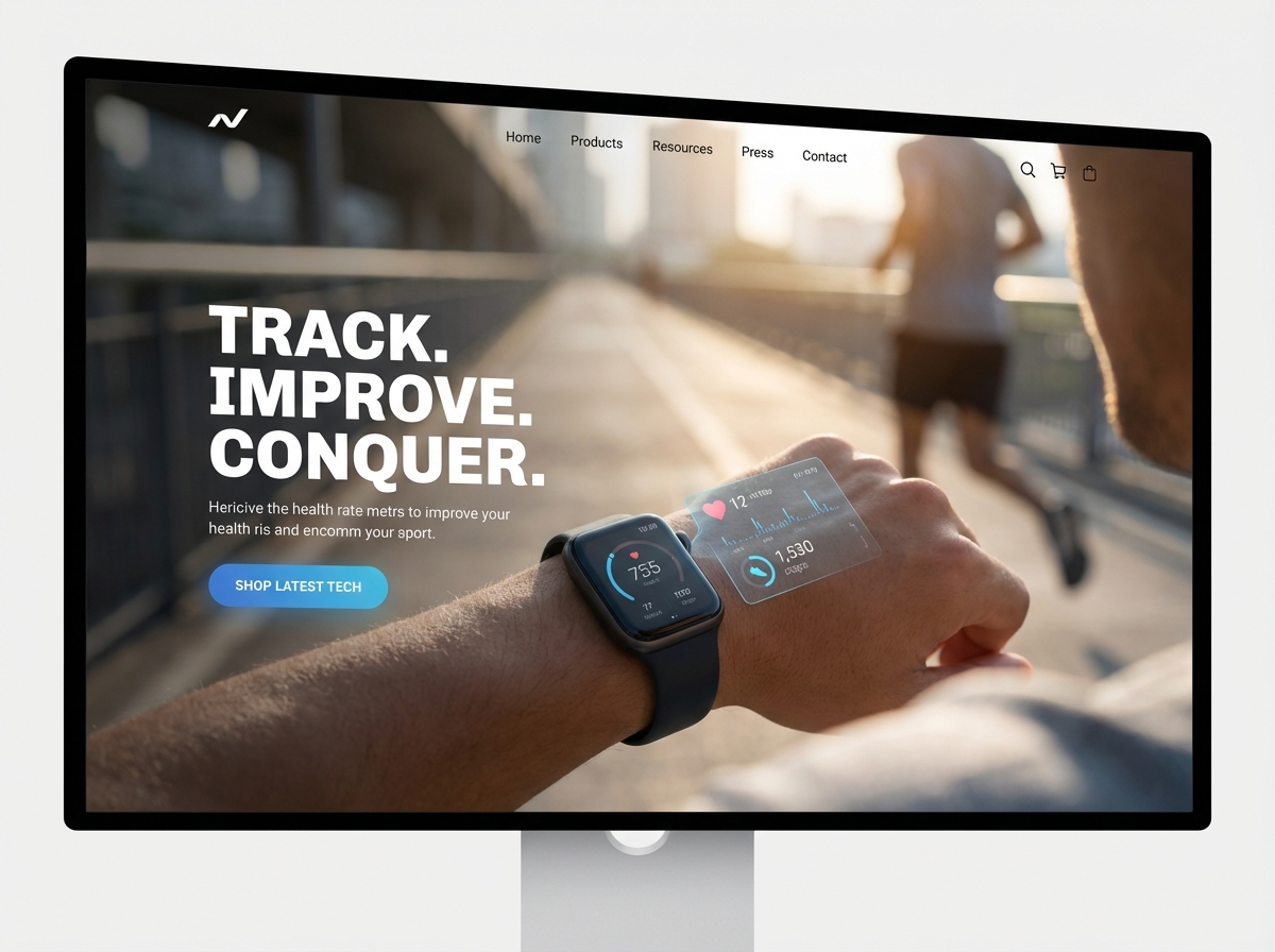 Build Your Wearable Tech Website website preview