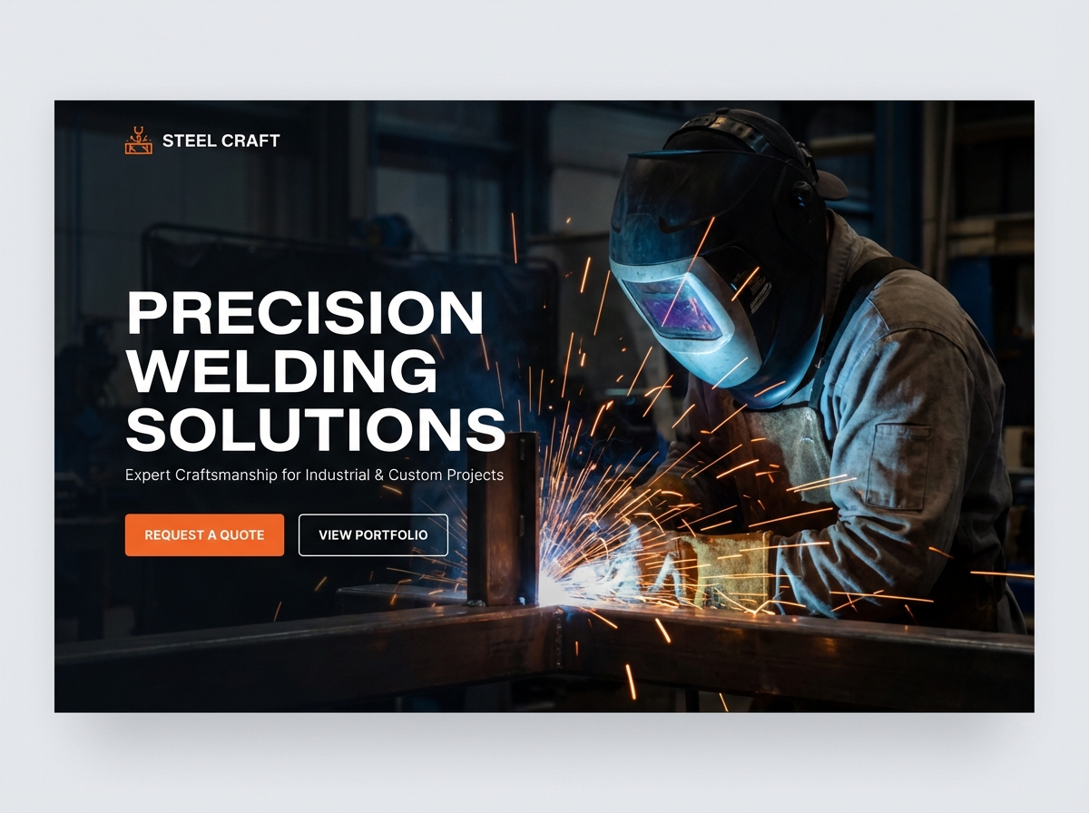 Build a Powerful Online Presence with Grigora's Welding Website Builder website preview