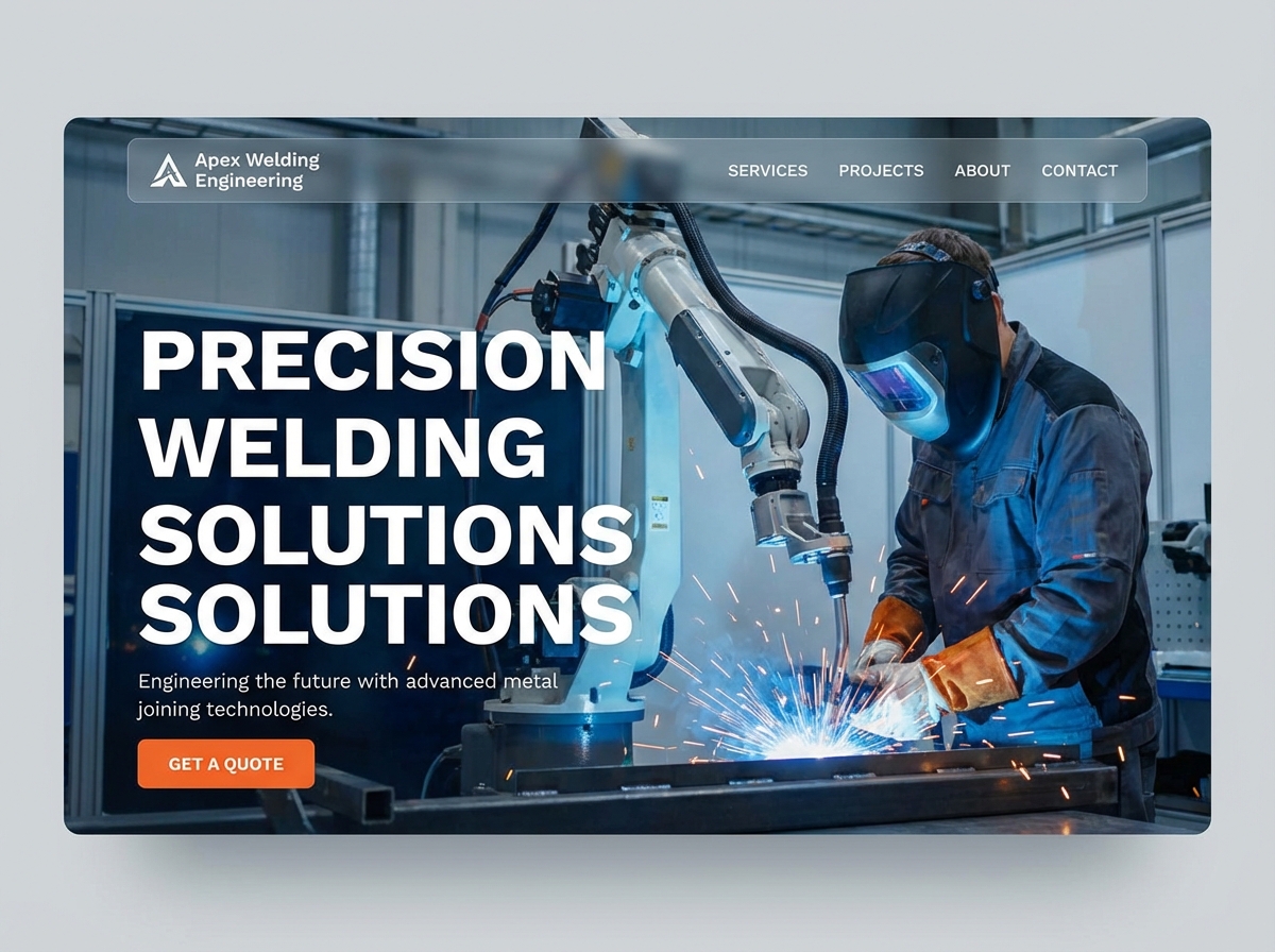 Build Your Professional Welding Engineer Portfolio website preview