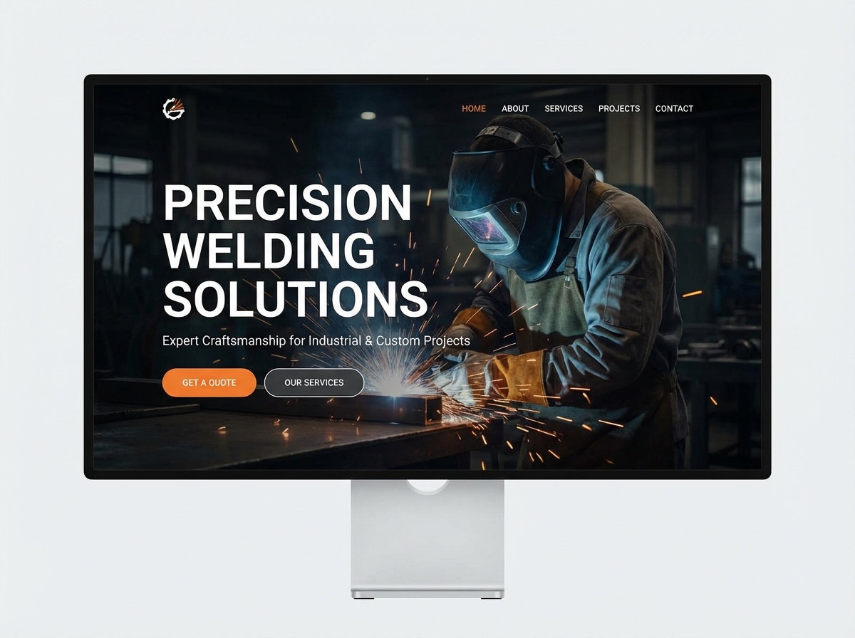 Build a Professional Website for Your Welding Specialist Business website preview