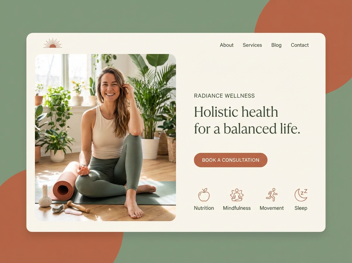 Build Your Thriving Wellness Specialist Website website preview