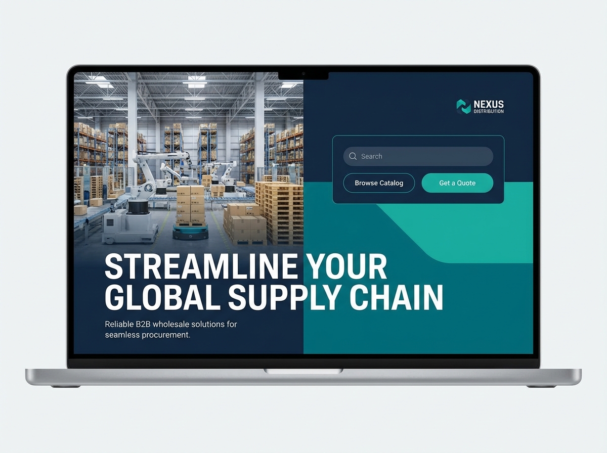 Build a Powerful Wholesale Distribution Website website preview