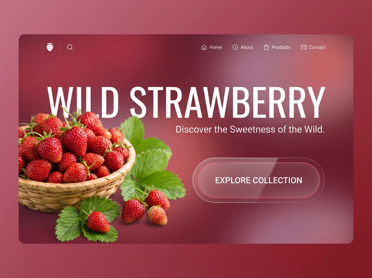 Unleash Creativity with Our Wild Strawberry Color Website Builder website preview